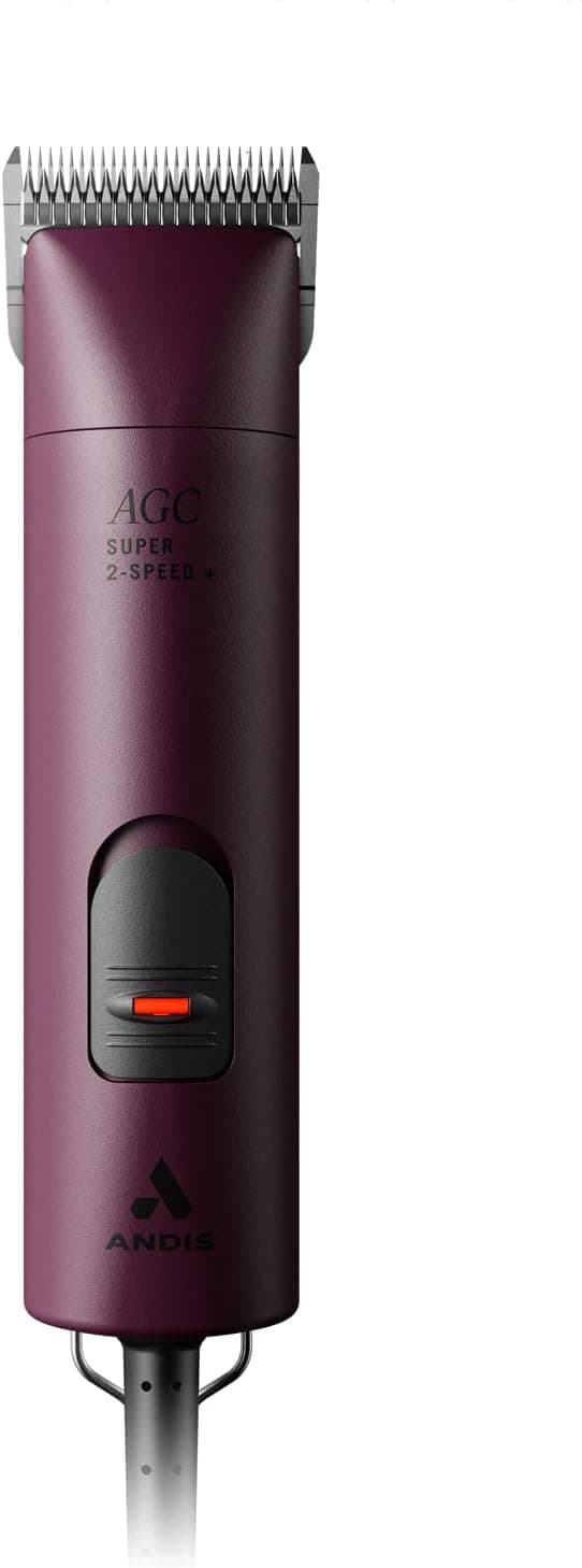 Quiet cordless pet grooming clipper kit with guard combs and cleaning brush.