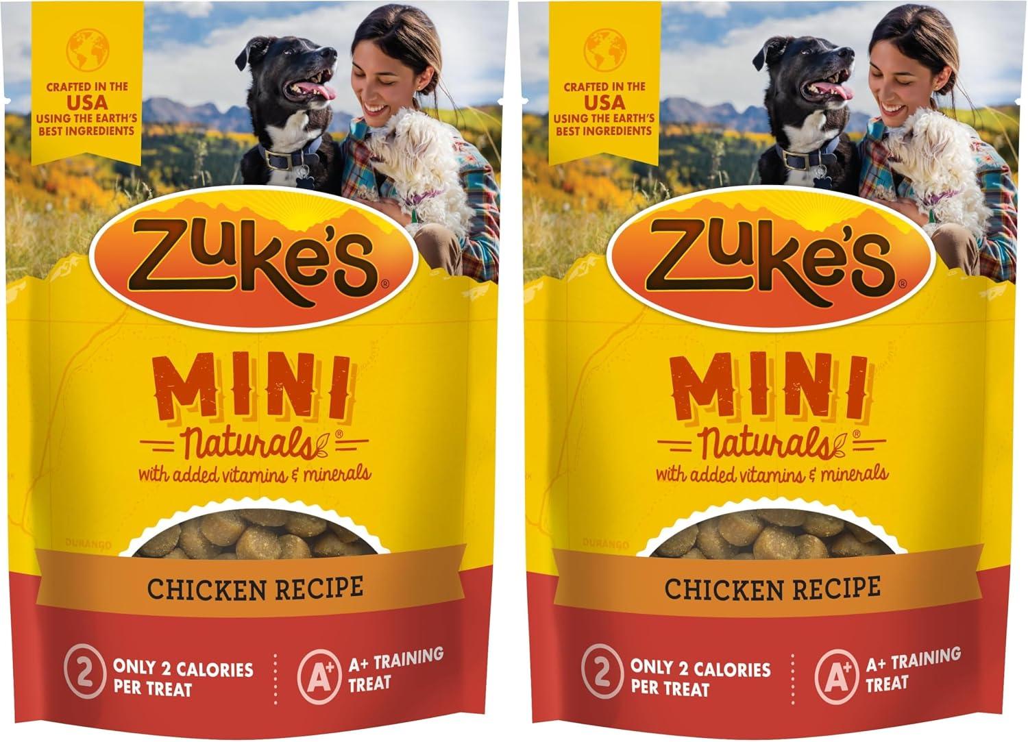 Pouch of tender bite-sized low-calorie dog training treats.