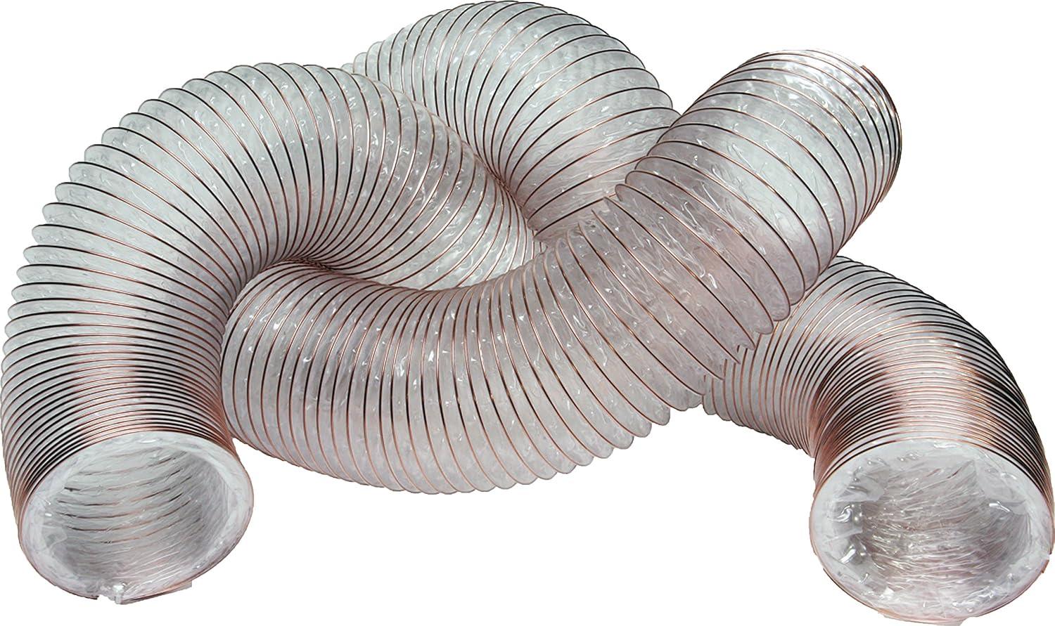 Clear flexible expandable plastic tunnel tube for ferrets to run and crawl through.